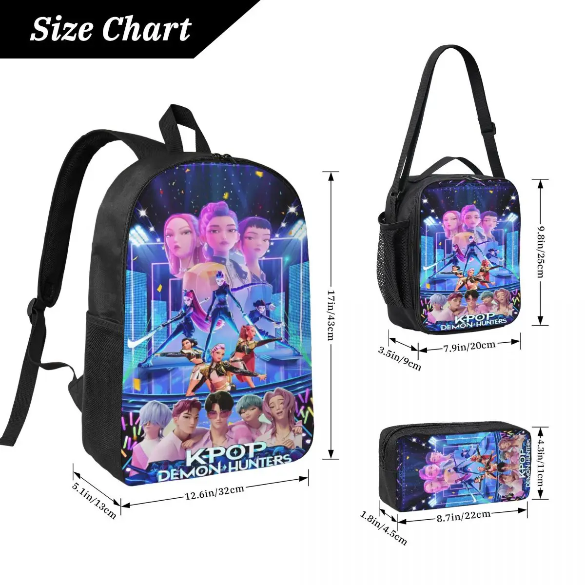 K-Pop Demon Hunters Backpack Lunch Box Set 2 K-Pop Demon Hunters Backpack Lunch Box Set - Image 2