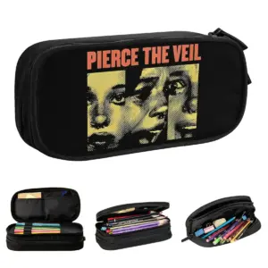 Pierce The Veil Stylish Leather Pencil Case