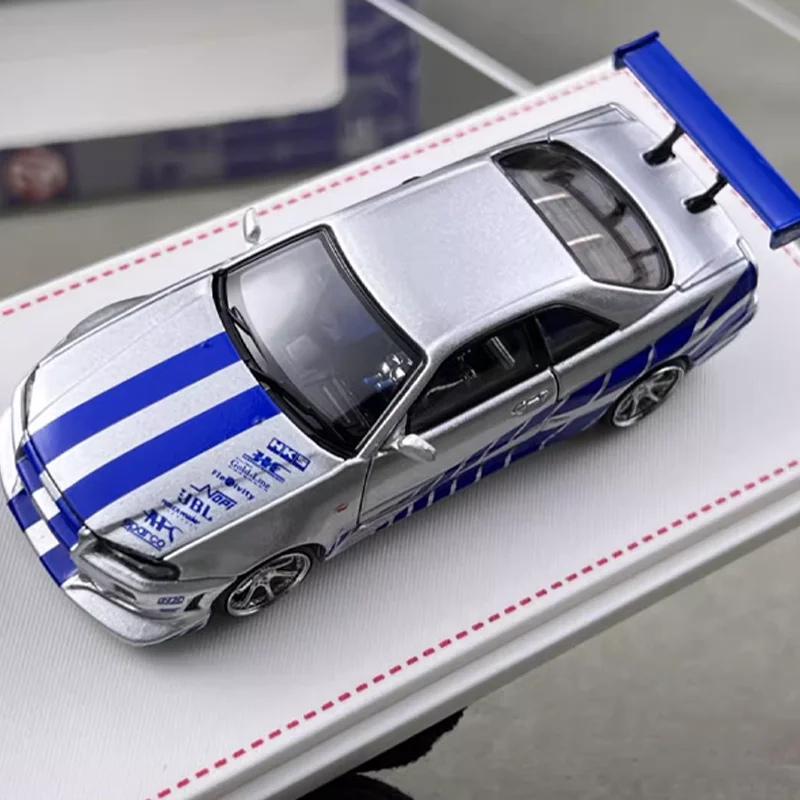 Nissan GT-R R34 FNF 1:64 Diecast Model 3 Nissan GT-R R34 FNF 1:64 Diecast Model - Image 3