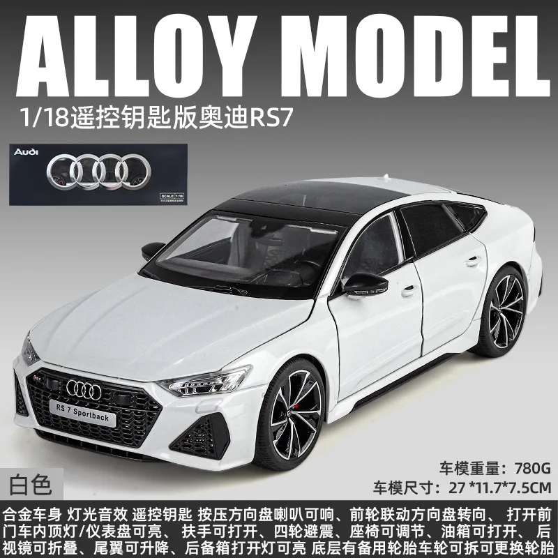 1:18 Scale Audi RS7 Diecast Model in Black 9 1:18 Scale Audi RS7 Diecast Model in Black - Image 9