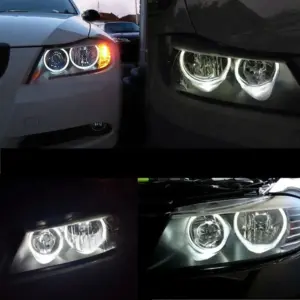 BMW E90 E91 LED Halo Rings Pair 7 Sa69de2a9cbe84fe09520db8b276a1959d