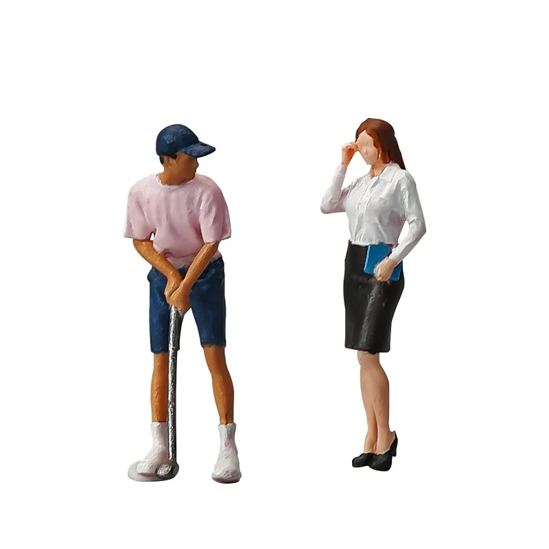 1/64 Scale Golf Scene Miniature Figure Set 5 1/64 Scale Golf Scene Miniature Figure Set - Image 5
