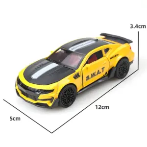 Alloy Metal Sports Car SWAT Orange Model 12 Sa717a0bc5c9444dd9038748577a6f93fF