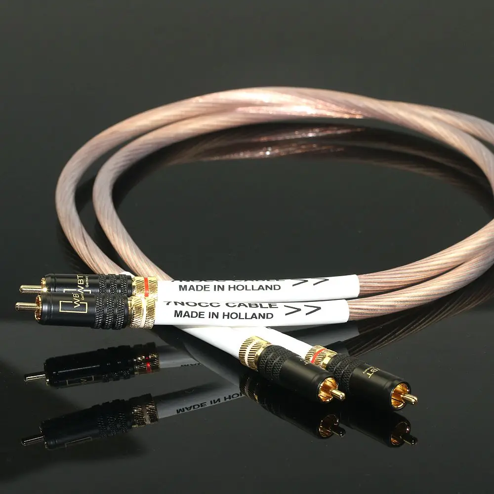 TONEKATE 7NOCC High-End Audio RCA Cable 5 TONEKATE 7NOCC High-End Audio RCA Cable - Image 5