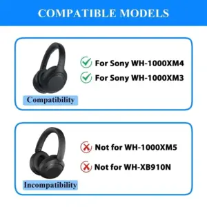 Silicone Case for Sony WH-1000XM4 and XM3 10 Sa7fe3087ba2c4776bde3e9d59300e57ak