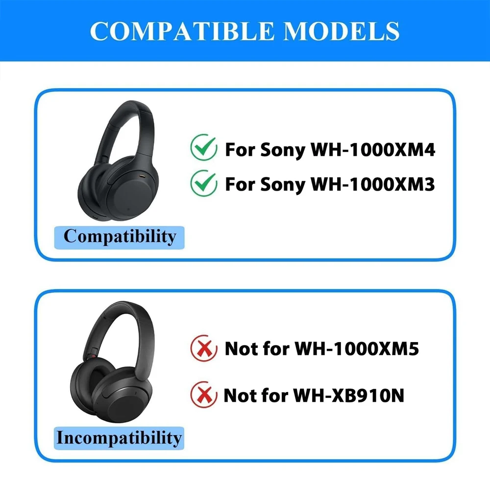 Silicone Case for Sony WH-1000XM4 and XM3 2 Silicone Case for Sony WH-1000XM4 and XM3 - Image 2