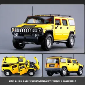 New Hummer H2 1:18 Scale Diecast Model 15 Sa80f079a3cbf40c29dbcbcde435775f2r