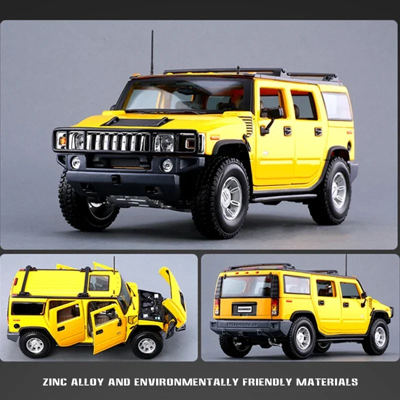 New Hummer H2 1:18 Scale Diecast Model 5 New Hummer H2 1:18 Scale Diecast Model - Image 5