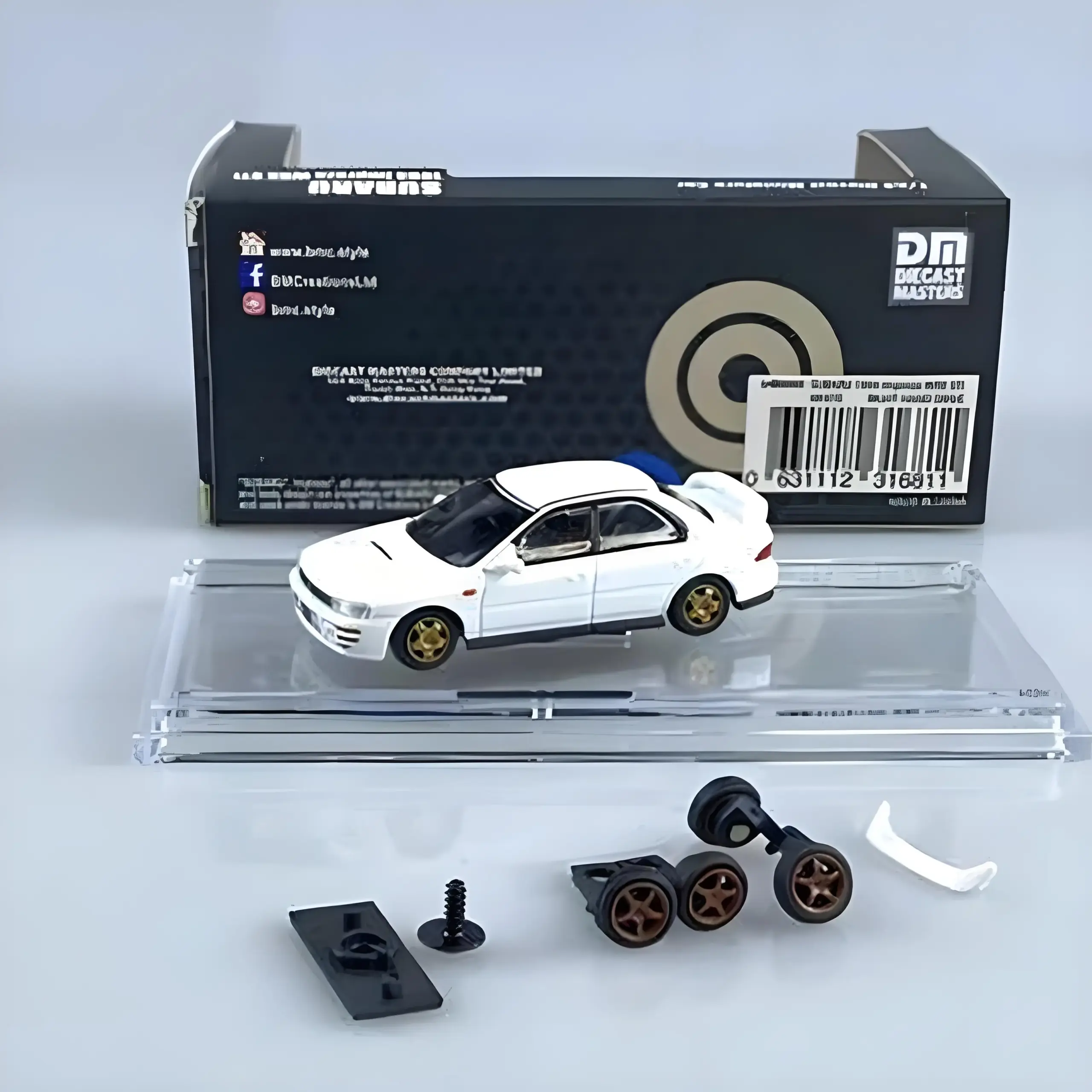 1994 Subaru Impreza WRX 1:64 Scale Diecast Model 3 1994 Subaru Impreza WRX 1:64 Scale Diecast Model - Image 3