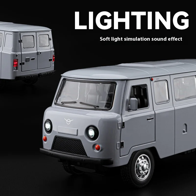 Large Alloy Die-Cast UAZ 452A Model 1:18 Scale 4 Large Alloy Die-Cast UAZ 452A Model 1:18 Scale - Image 4