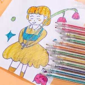 Vibrant Glitter Gel Pen Set in Various Packs 14 Sa84c30c6a4064e3c8799b8a7f333a1717