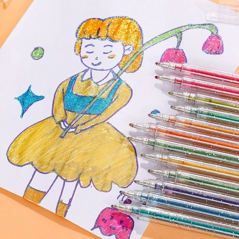 Vibrant Glitter Gel Pen Set in Various Packs 3 Vibrant Glitter Gel Pen Set in Various Packs - Image 3