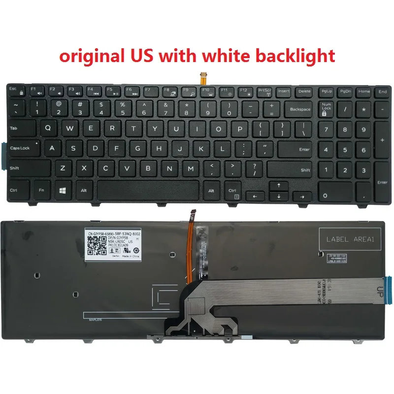 Dell Compatible Backlit Laptop Keyboard 4 Dell Compatible Backlit Laptop Keyboard - Image 4