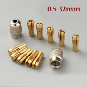 10-Piece Mini Drill Brass Collet Chuck Set 13 Sa9d861d057564866a5642b29b0d4157al