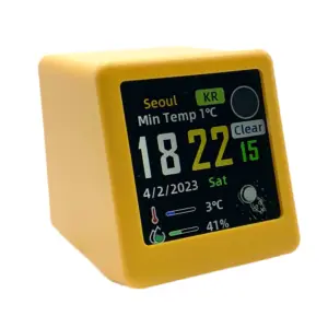 Desktop Mini Screen Thermometer Hygrometer 1.54 Inch