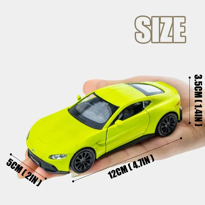 1:36 Scale Aston Martin Vantage Diecast Model 3 1:36 Scale Aston Martin Vantage Diecast Model - Image 3