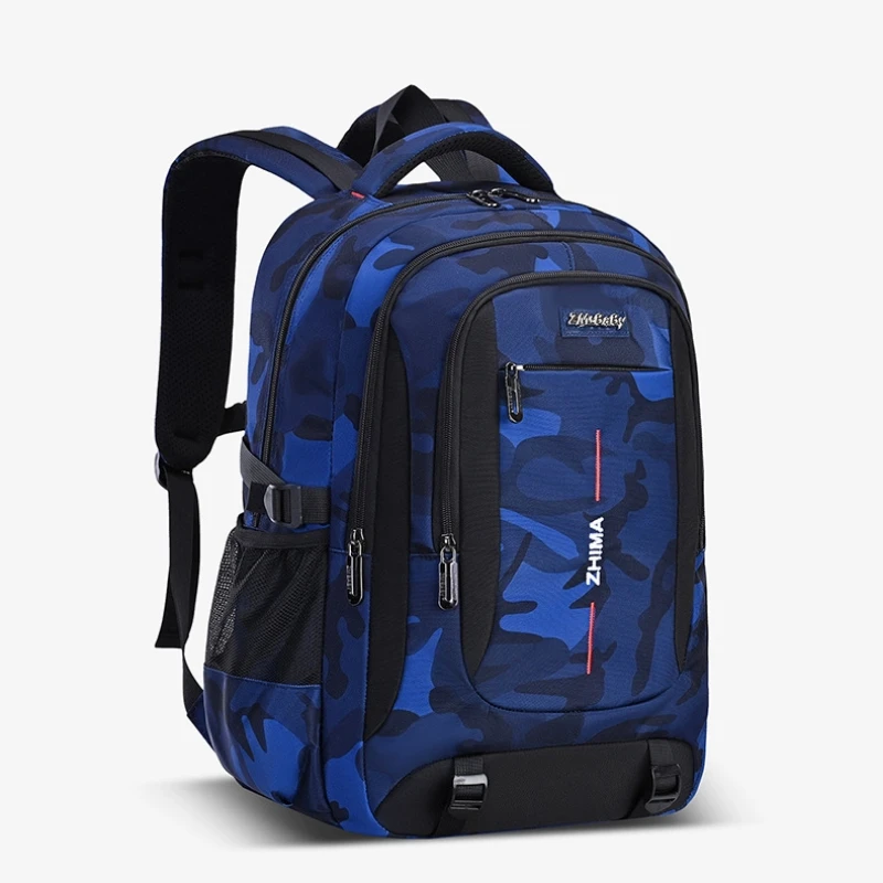 Teenage Boys Dark Camouflage School Backpack 2 Teenage Boys Dark Camouflage School Backpack - Image 2