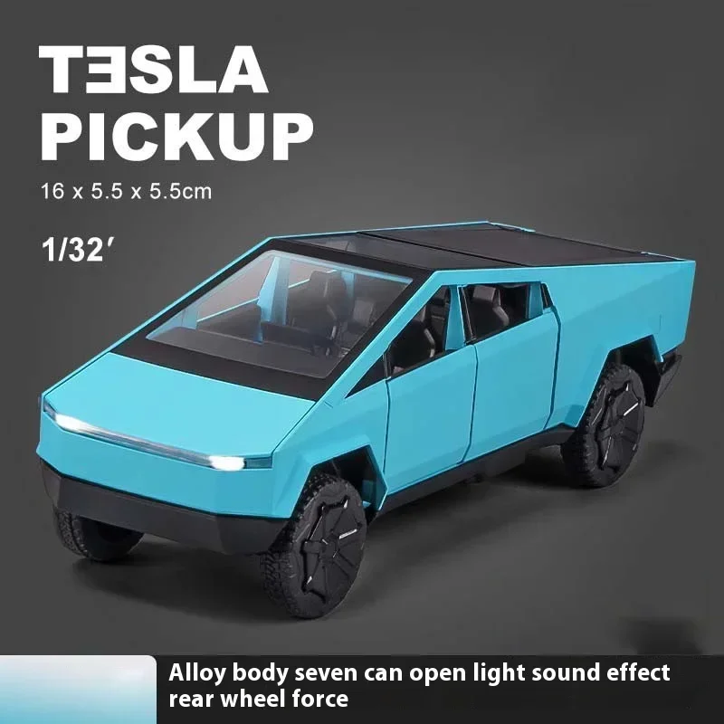 Tesla Cybertruck 1:32 Diecast Model with Effects 36 Tesla Cybertruck 1:32 Diecast Model with Effects - Image 36
