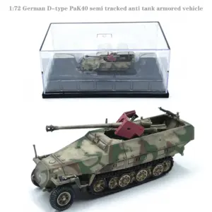 German Paw40 Half-Track Anti-Tank Model 1:72 Scale
