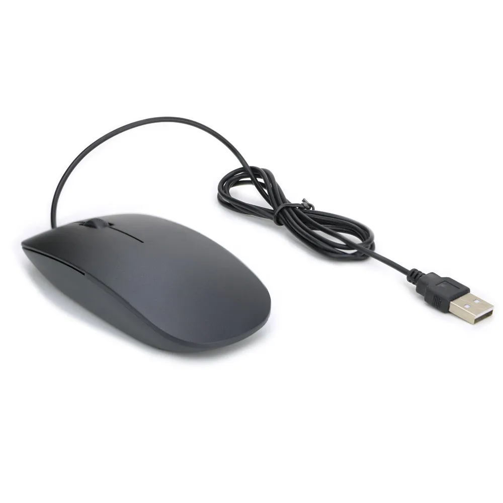 Ultra-Thin USB Wired Mouse 1200 DPI Black 7 Ultra-Thin USB Wired Mouse 1200 DPI Black - Image 7