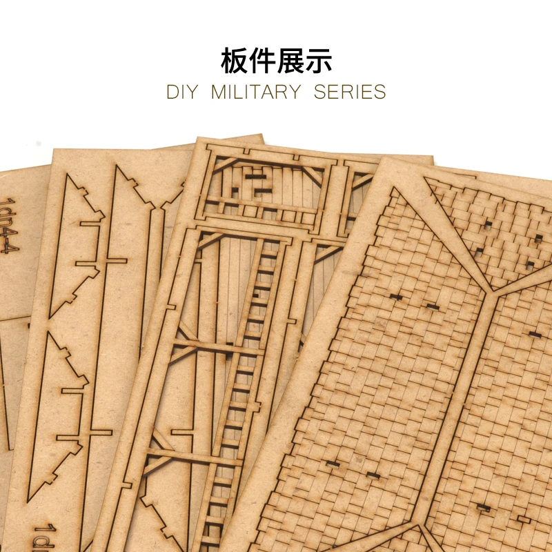 1/72 Peach Garden Wooden Assembly Model 2 1/72 Peach Garden Wooden Assembly Model - Image 2