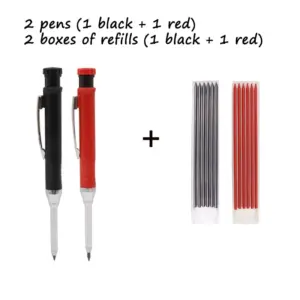 Long Head Mechanical Pencil Set with Refills 19 Sabe7668e916a4c64ae100ec56dd287148