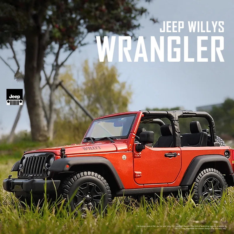 WELLY 2007 Jeep Wrangler Rubicon 1:24 Diecast Model 2 WELLY 2007 Jeep Wrangler Rubicon 1:24 Diecast Model - Image 2