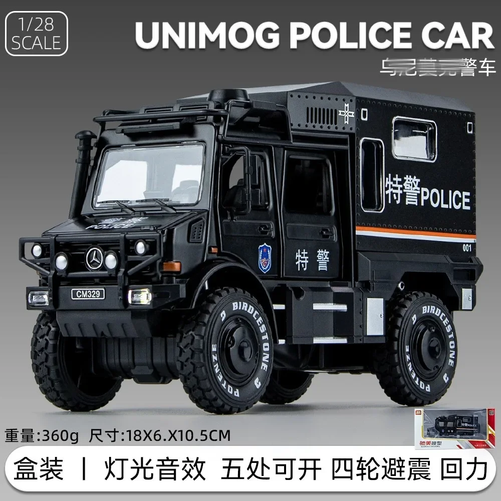 1:28 Scale Mercedes-Benz Unimog Diecast Model 13 1:28 Scale Mercedes-Benz Unimog Diecast Model - Image 13