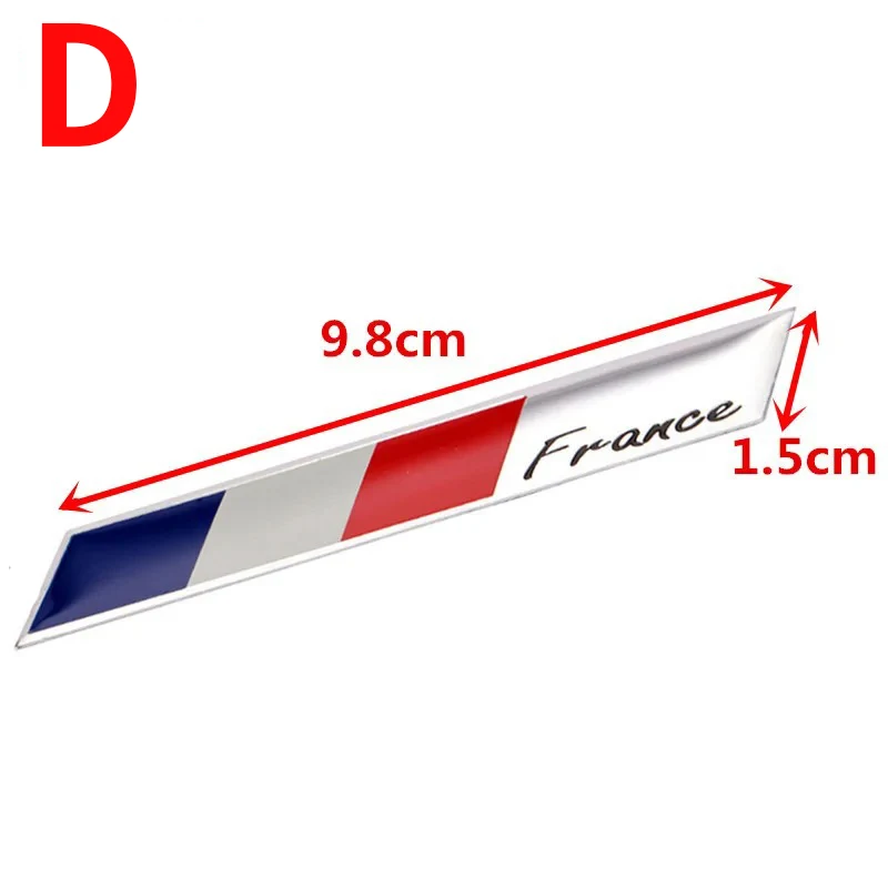 3D Aluminum France Flag Map Emblem Decal 8 3D Aluminum France Flag Map Emblem Decal - Image 8