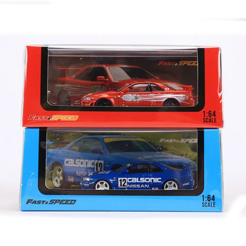 Nissan Skyline R34 Diecast Model Car Set 6 Nissan Skyline R34 Diecast Model Car Set - Image 6