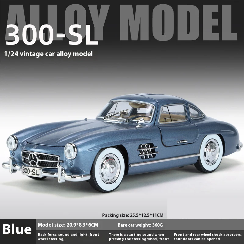 Mercedes-Benz 300SL Diecast Model 1:24 Scale 12 Mercedes-Benz 300SL Diecast Model 1:24 Scale - Image 12