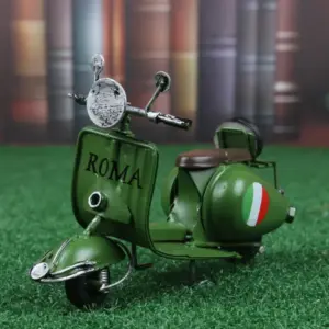 Vespa Motorcycle 1:18 Scale Model in Yellow 39 Saea49ef39c644510a39b51ec443d236dJ