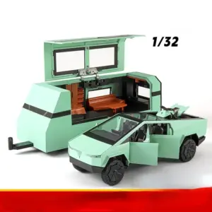 Tesla Cybertruck 1:32 Diecast Model with Effects 86 Saf149805caa54004acb4fa4196bf88d85