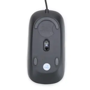 Ultra-Thin USB Wired Mouse 1200 DPI Black 12 Saf4b79f4d9844e1eb330686cd2aac68fE