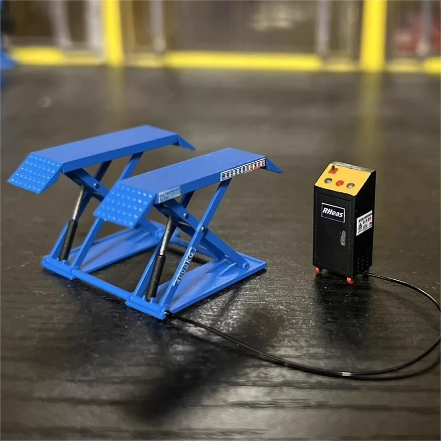 Diorama 1:64 Shear Lift Model Auto Garage 3 Diorama 1:64 Shear Lift Model Auto Garage - Image 3
