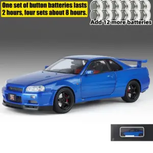 Nissan GTR R34 Skyline 1:18 Diecast Model 34 Saf878e0bba4b43ecafdd61863045a06ay