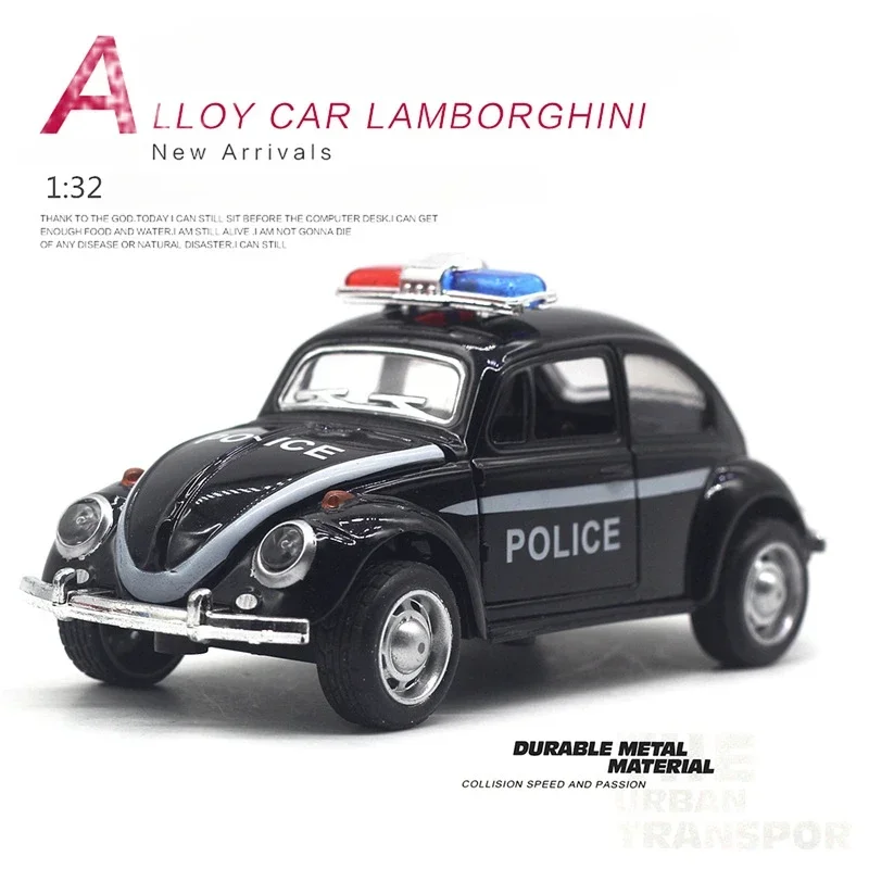 Classic 1:32 Scale Blue Beetle Diecast Model 8 Classic 1:32 Scale Blue Beetle Diecast Model - Image 8