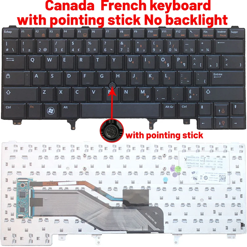 Dell Latitude Replacement Keyboard Black 2 Dell Latitude Replacement Keyboard Black - Image 2