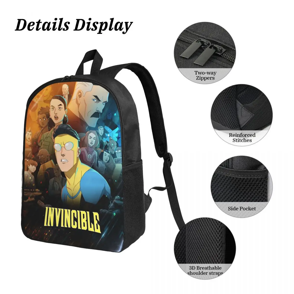 Invincible Three-Piece Backpack Set 3 Invincible Three-Piece Backpack Set - Image 3