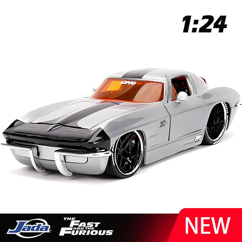 JADA 1:24 Diecast Corvette Sting Ray Model 6 JADA 1:24 Diecast Corvette Sting Ray Model - Image 6