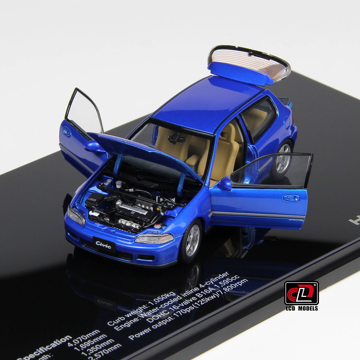 Diecast Honda Civic EG6 Model Car Collection 7 Diecast Honda Civic EG6 Model Car Collection - Image 7