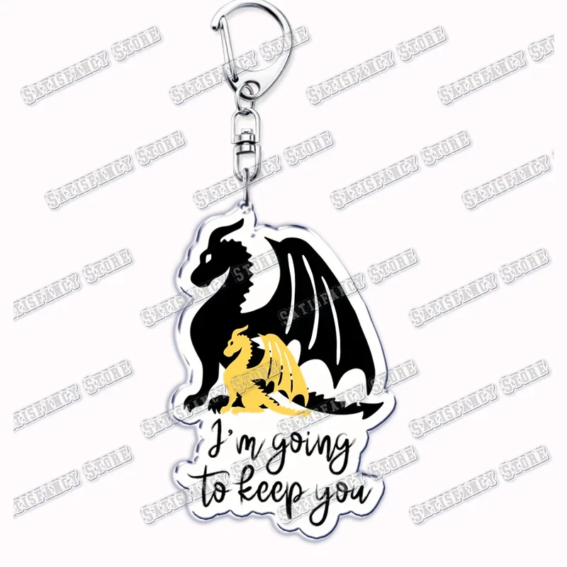 Black Dragon Keychain Pendant with Lobster Clasp 35 Black Dragon Keychain Pendant with Lobster Clasp - Image 35