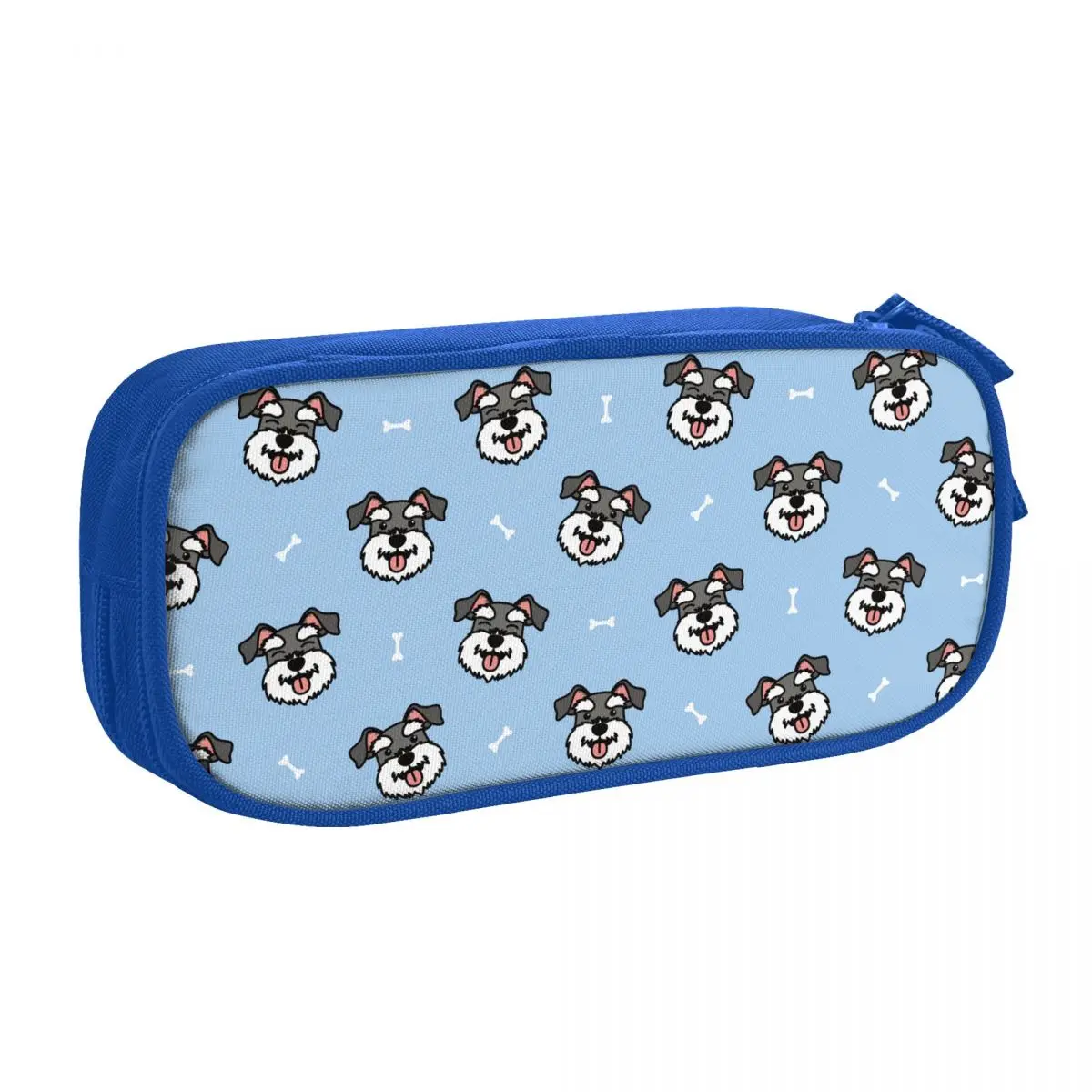 Schnauzer Design Pencil Case in Light Blue 9 Schnauzer Design Pencil Case in Light Blue - Image 9