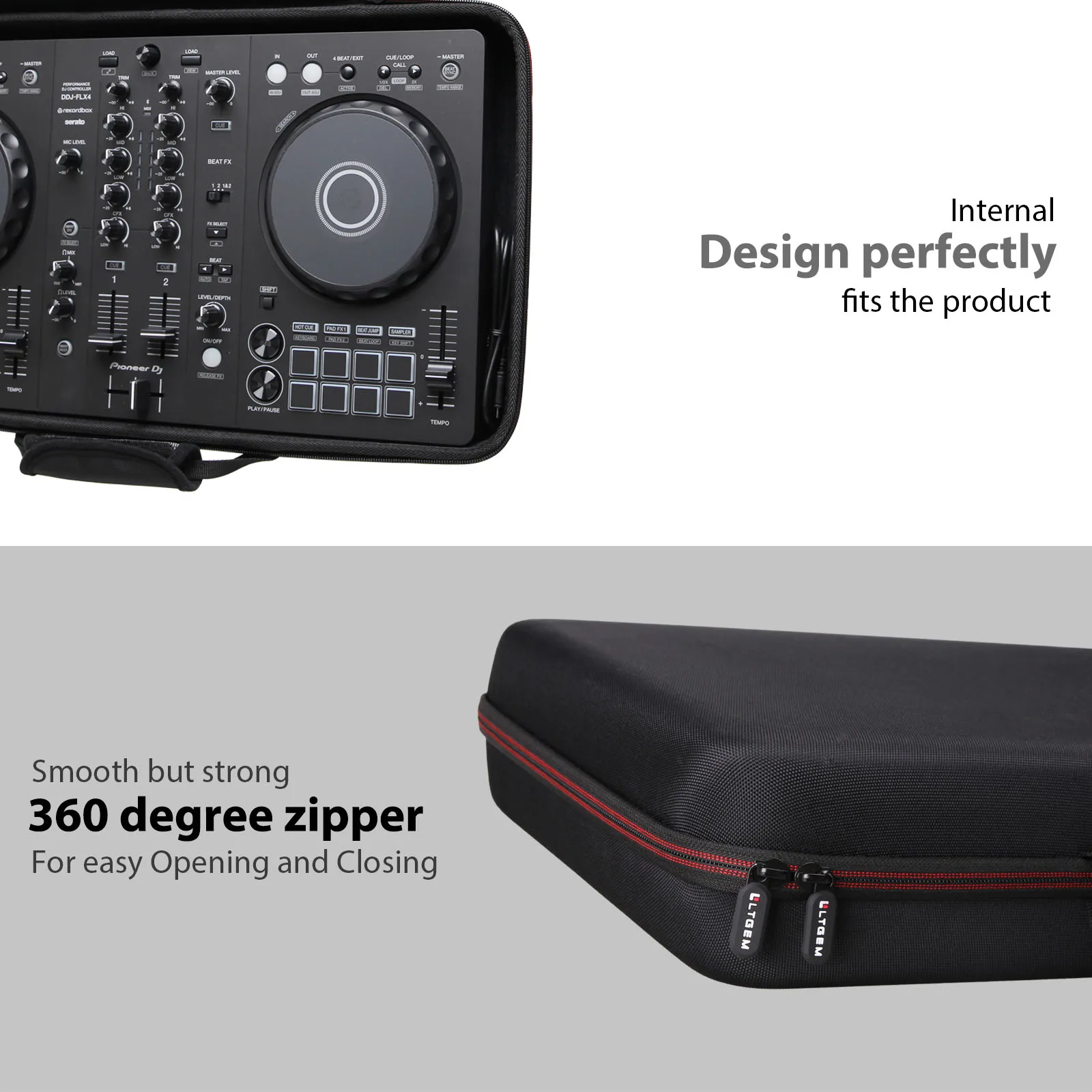 Pioneer DJ Controller Hard Case Protection 3 Pioneer DJ Controller Hard Case Protection - Image 3
