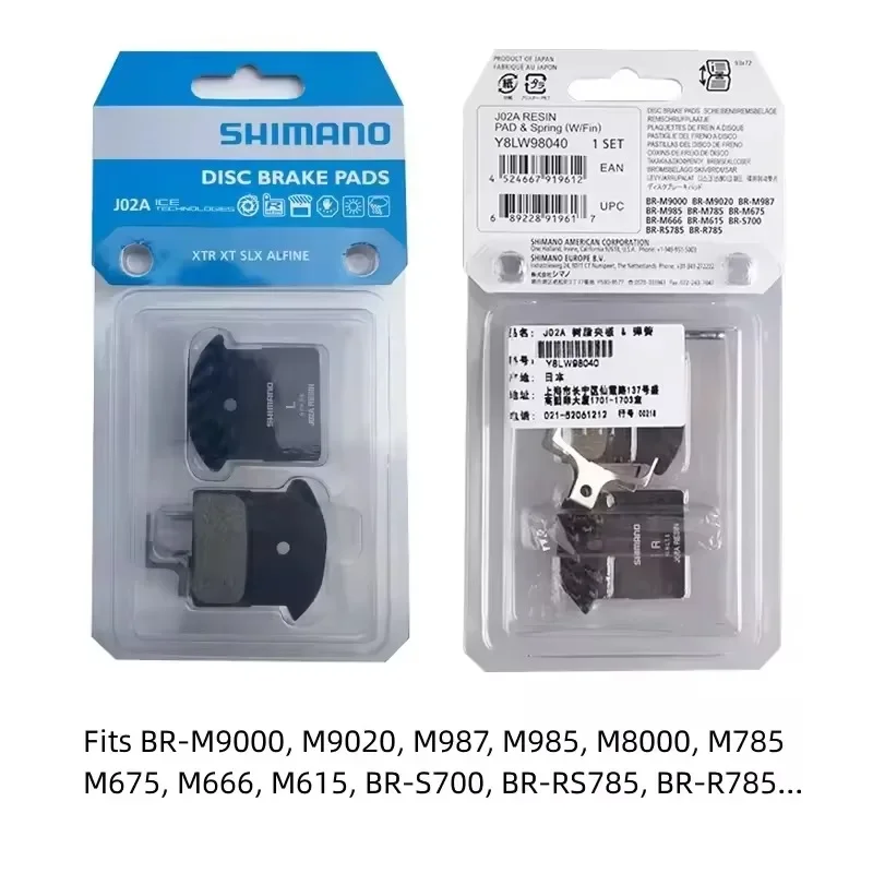 Shimano J05A J04C J02A Brake Pad Set 4 Shimano J05A J04C J02A Brake Pad Set - Image 4