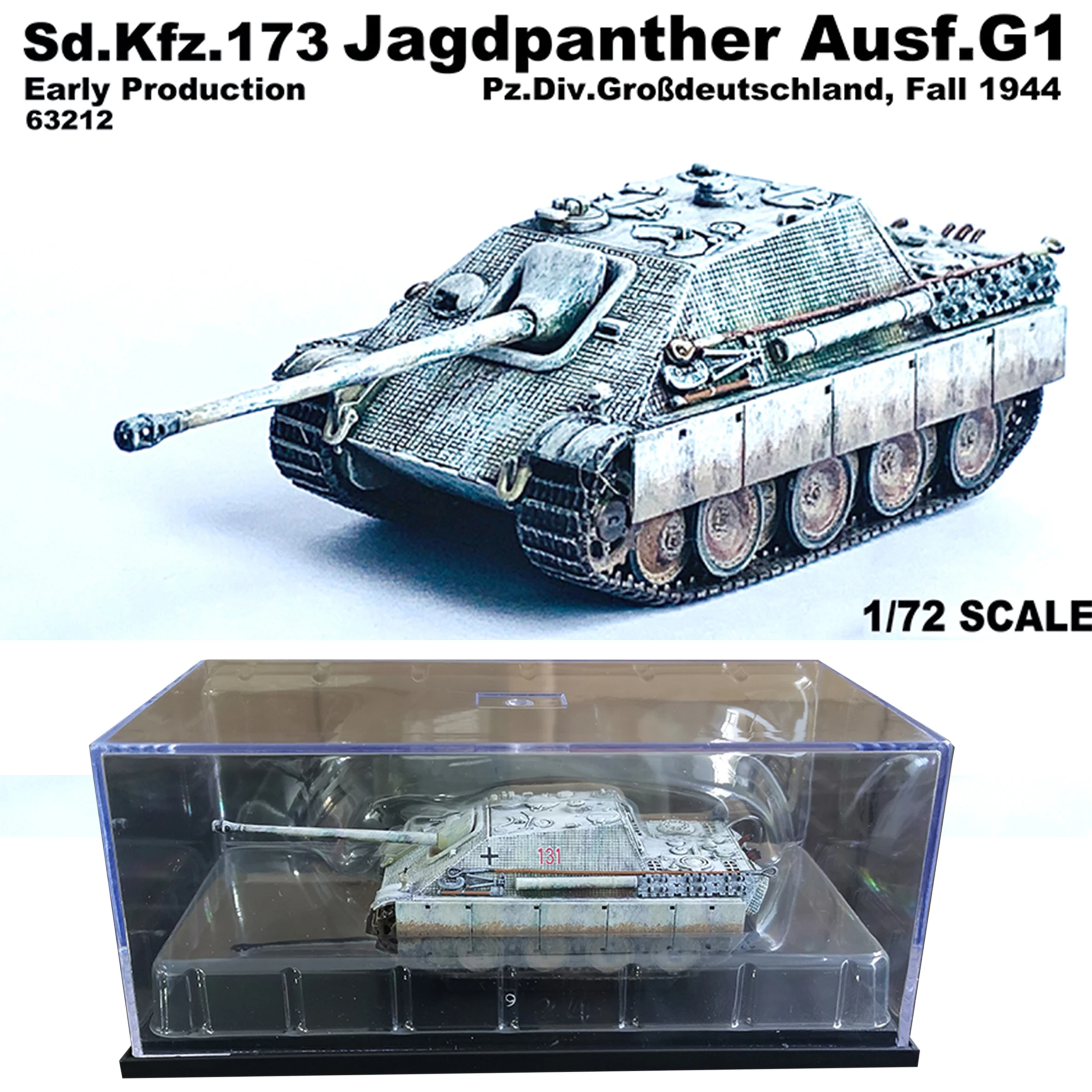 1:72 Scale German Cheetah Tank Model DG63212 2 1:72 Scale German Cheetah Tank Model DG63212 - Image 2