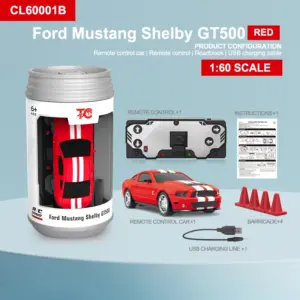 Ford Mustang Shelby GT500 RC Car 1:60 Scale 17 Sb3381f20891b4280b8f7c3ec62c785afB