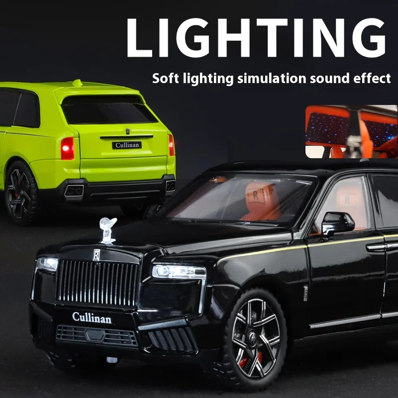 1:24 Scale Pink Rolls-Cullinan Diecast Model 3 1:24 Scale Pink Rolls-Cullinan Diecast Model - Image 3