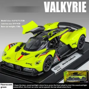 1:32 Diecast Valkyrie Sports Car Model 15 Sb3ba1ad0a6c14b1681971aa53b9180a62