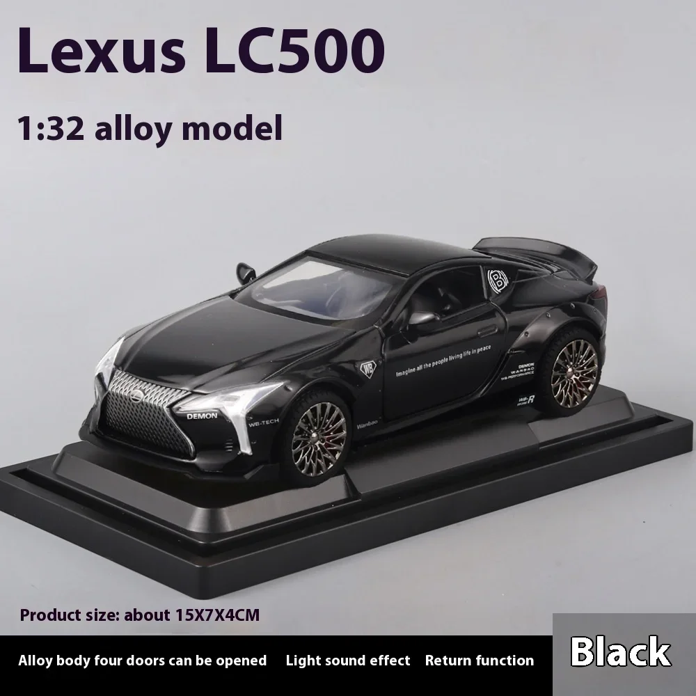 Lexus LC500 1:32 Scale Diecast Model Yellow 9 Lexus LC500 1:32 Scale Diecast Model Yellow - Image 9